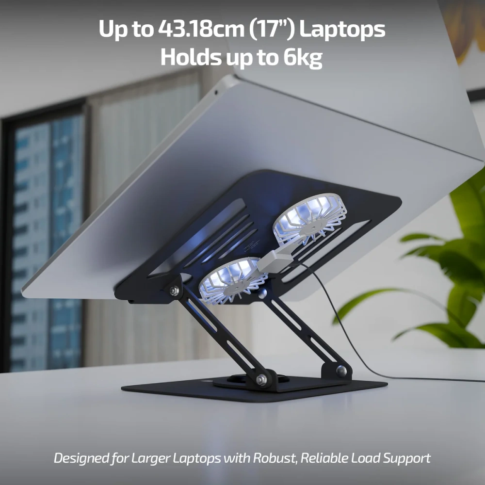 Iball Laptop Stand For Upto 17" LS450 Black view 2